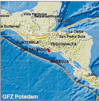 Sismo de 6.5 de magnitud sacude a Guatemala y El Salvador