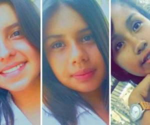 Las adolescentes responden a los nombres de Jenny Paola Valladares Cardona (13), Justa Gabriela (12) y Leydi Castro (13).