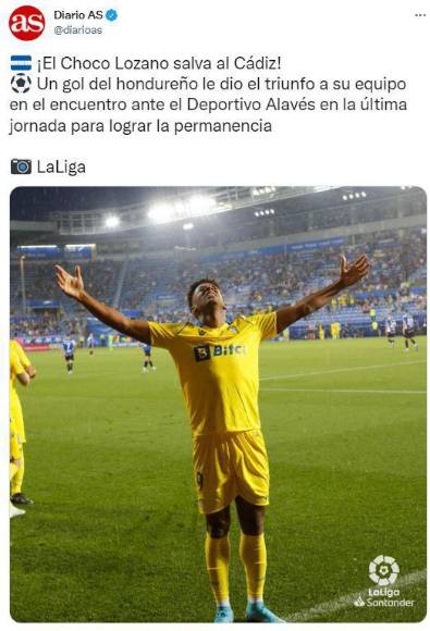 El mundo se rinde ante Choco Lozano tras salvar del descenso al Cádiz (Fotos)