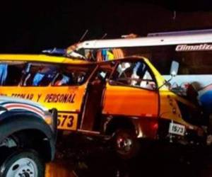 El accidente ocurrió la noche del viernes en una vía de la provincia de Guayas (Foto: TN8TV / El Heraldo Honduras/ Noticias de Honduras)