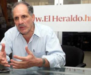 El alcalde de Tegucigalpa, Nasry 'Tito' Afura en las oficinas de EL HERALDO.