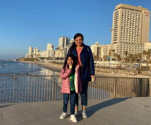 Dayana Vallecillo y su hija Layeska Michelle radican desde hace cuatro años en la ciudad de Petaj Tivka, al centro de Israel y muy cercana a Tel Aviv.