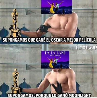 Error garrafal en los premios Oscar 2017 provoca avalancha de memes