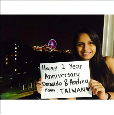 Hondureño celebra de forma 'ingeniosa' primer aniversario de novios