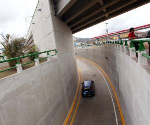 El cierre del túnel se debe a los trabajos de construcción del programa de transporte público en el Distrito Central Trans 450.