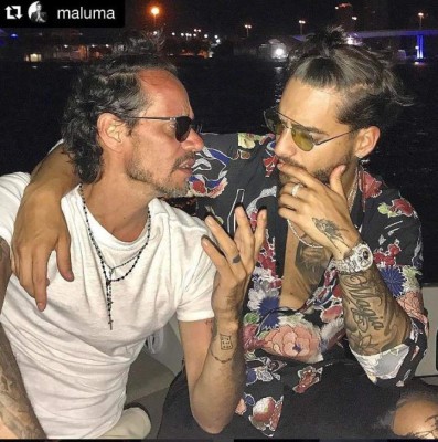 Maluma escribe sincero mensaje a Marc Anthony