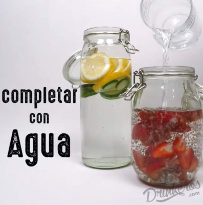 Preparar aguas saborizadas, deliciosas y saludables ¡Te ayudarán a perder peso!