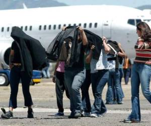Según reportes de Cancillería la mayoría de hondureños deportados son provenientes de México.