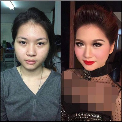 El antes y después del maquillaje: Mujeres comparten su impactante transformación