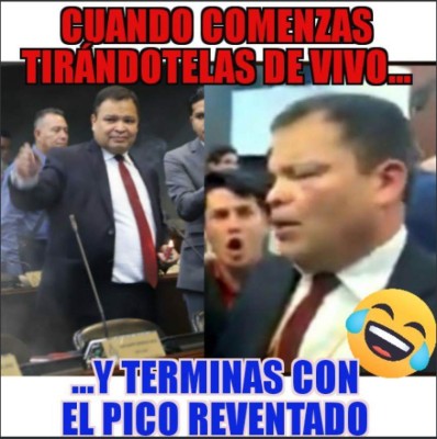 Los memes que dejó el zafarrancho entre nacionalistas y los de Libre en el Congreso Nacional