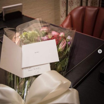 Este fue el ramo de rosas que Obama regaló a su esposa en el día de su cumpleaños.