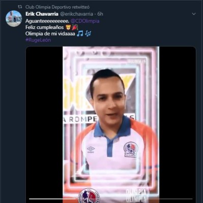 FOTOS: Así felicitaron al Olimpia por sus 108 años de historia