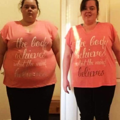 Mujer con sobrepeso asombra en Instagram con su nueva figura