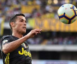 CR7 lleva 3 goles con la Juventus y desea continuar con esa racha de partidos consecutivos marcando. Foto/AFP