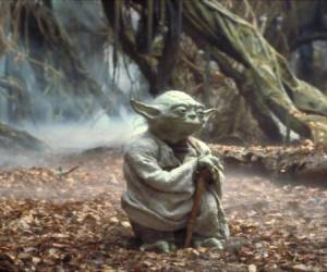 Para Yoda todo, al final y al cabo, es dejar de luchar, buscar la sabiduría que reside en nuestro interior.
