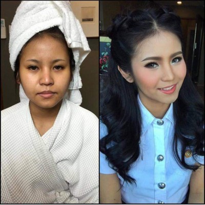 El antes y después del maquillaje: Mujeres comparten su impactante transformación