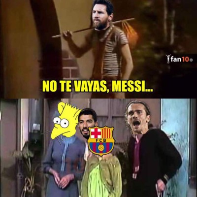 Salida de Lionel Messi del Barcelona dispara ola de memes