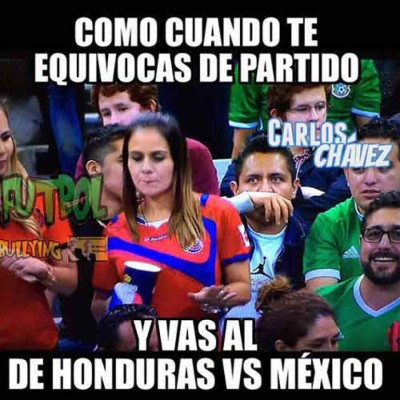 Los ocurrentes memes del partido Honduras contra México