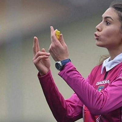 GALERIA: Elena Tambini la árbitro más sexy del fútbol de Italia