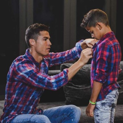 Hijo de Cristiano Ronaldo abre cuenta en Instagram con mensaje a Messi: 'Mi ídolo'