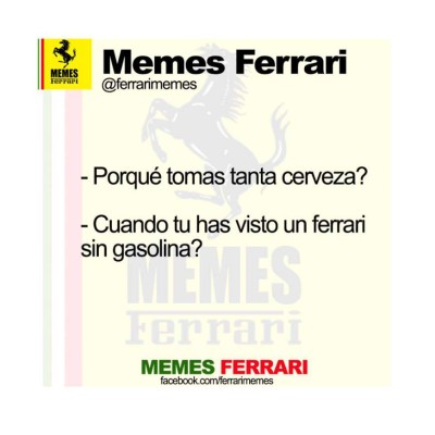 Los más divertidos memes de Ferrari que llenaron las redes sociales