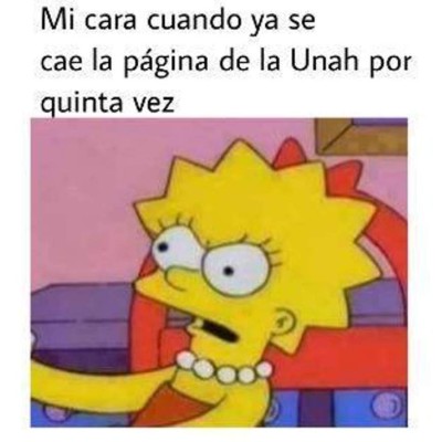 Divertidos memes se burlan del sistema de matrícula de la UNAH