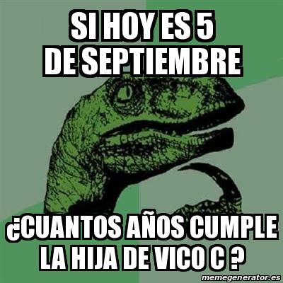Hoy es 5 de septiembre y la hija de Vico C cumple 33 años: estos son los imperdibles memes