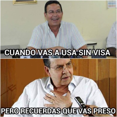 Los mejores memes de la extradición de Rafael Leonardo Callejas