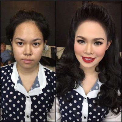 El antes y después del maquillaje: Mujeres comparten su impactante transformación