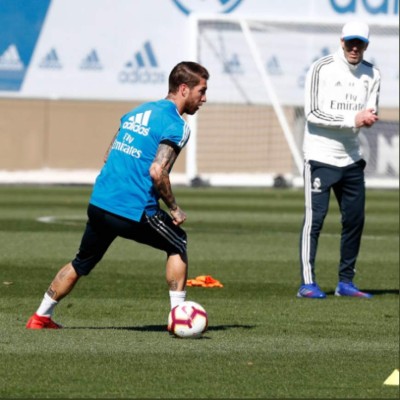 El primer entrenamiento de Zidane tras su regreso al Real Madrid