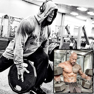 FOTOS: 'La Roca' y sus poderosos músculos para 'Hércules'