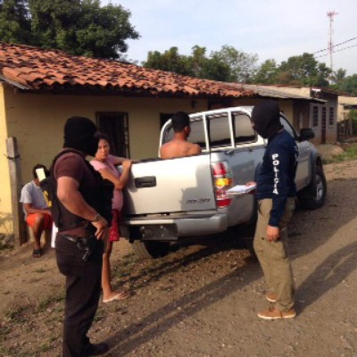 Al menos 14 detenidos en 47 allanamientos de la ATIC en Olancho