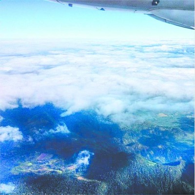 Honduras vista desde el aire en Instagram