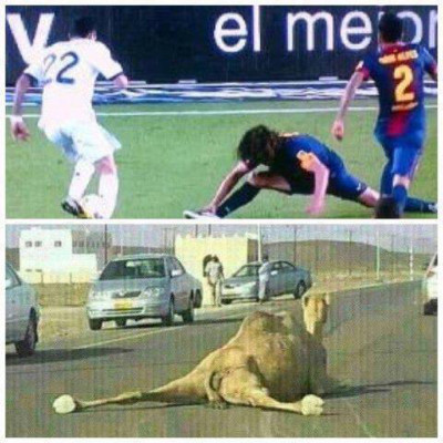 La cadera de Puyol, sus burlas son un tema viral