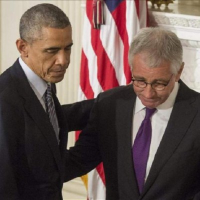 Renuncia Chuck Hagel, secretario de Defensa