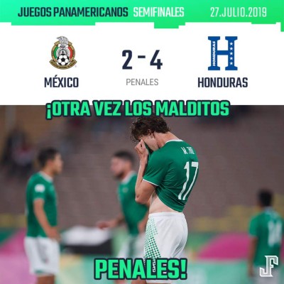 Con memes destrozan a México tras perder contra Honduras