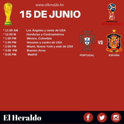 Jornada 2: Calendario, hora, estadio y por dónde ver el Mundial Rusia 2018