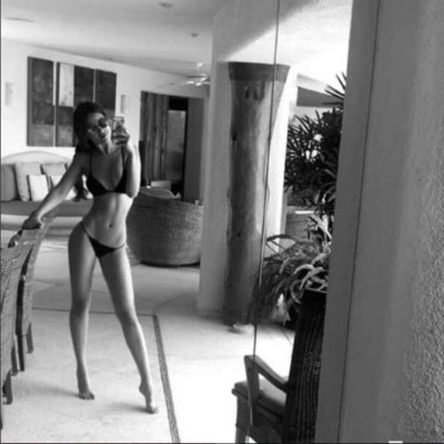 La actriz mexicana Eiza Gonzáles presume su cuerpazo