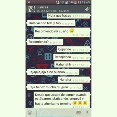 Mensajes en WhatsApp