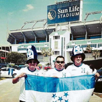 Hondureños apoyaron a la H en Miami