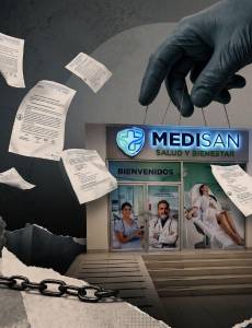La clínica sampedrana Medisan opera bajo una estrategia de consultas gratuitas y dudosos diagnósticos, similar a las prácticas del negocio colombiano.