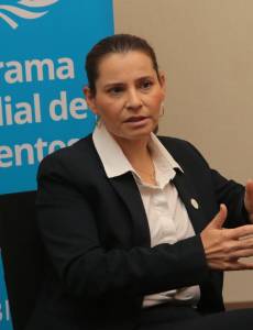 La directora regional del Programa Mundial de Alimentos (PMA) de las Naciones Unidas para América Latina y del Caribe, Lena Savelli, conoció la crítica situación de la sequía en Honduras.