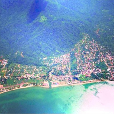 Honduras vista desde el aire en Instagram