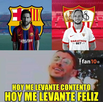 Los divertidos memes que dejó la dramática remontada del Barcelona ante el Sevilla