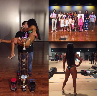 Hondureña Shirley Alfaro conquista el mundo del fisicoculturismo en EEUU