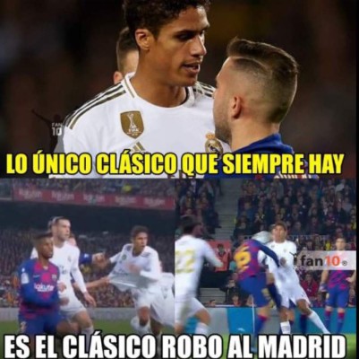 Los divertidos memes tras El Clásico Barça vs Madrid que terminó sin goles