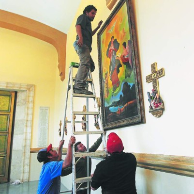 Talento divino para embellecer los templos