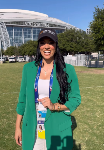 Las hermosas periodistas que roban miradas en los estadios de la Copa América 2024