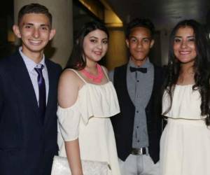 Alex Ardón, Gabriela Muñoz, Daniel Amador y Yamila Rivas. Fotos: Jimmy Argueta/ EL HERALDO.