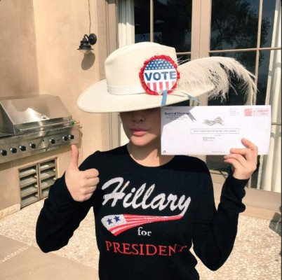 Famosos que ya votaron en las elecciones de Estados Unidos